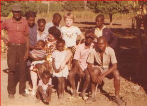 1975 als meine Mutter und ich meine Schwester in Haiti besuchten